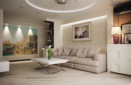 Дизайн-проект интерьера 3-х комнатной квартиры по ул. Калинина